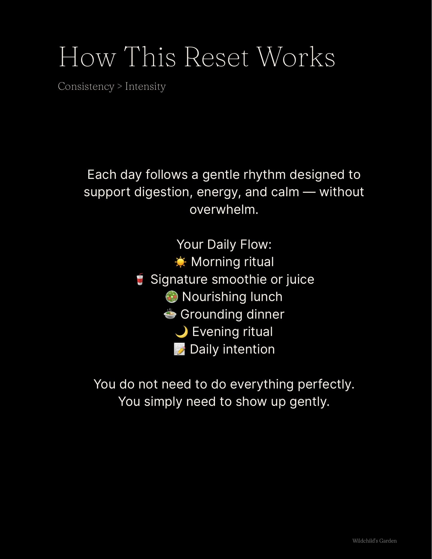 21 Day Reset Journal